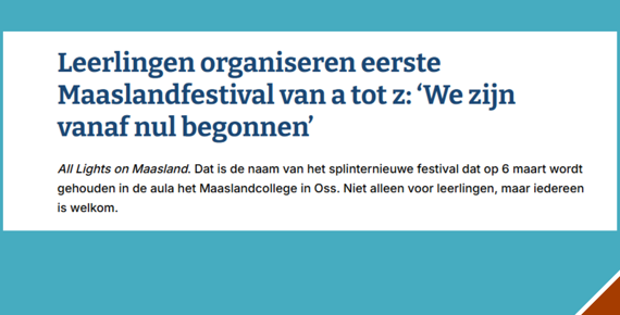 Leerlingen Havo-P bij DTV!